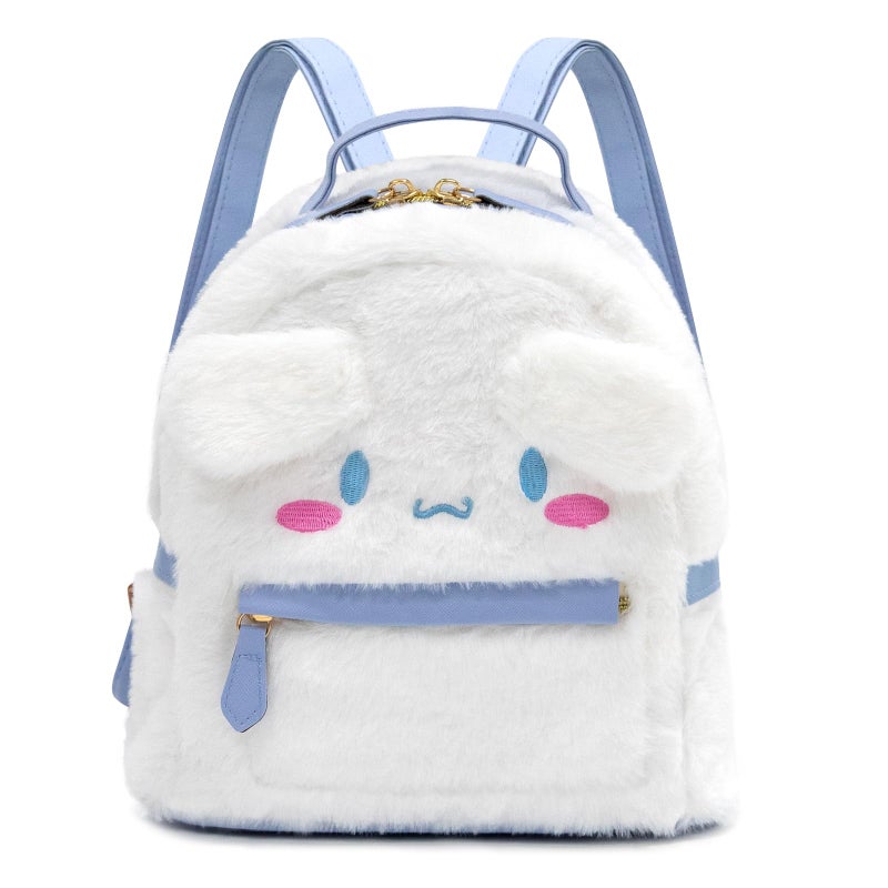 KIEAL Blue Kids Backpack, Kawaii Stuff Plush Backpack, Adorable Bag Handbag for Girls Kids Fans Birthday Present School Supplies - Image 1