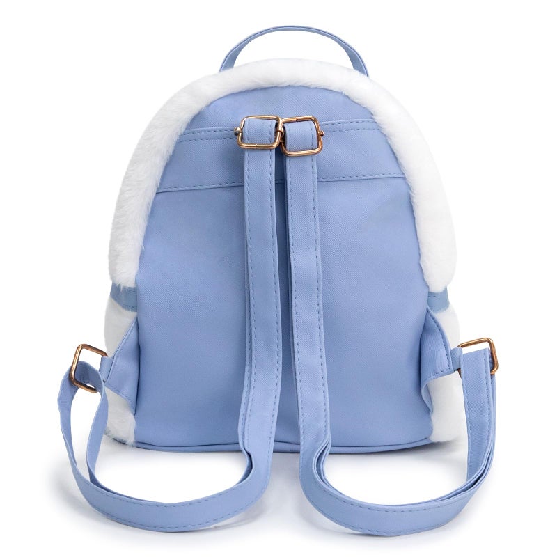 KIEAL Blue Kids Backpack, Kawaii Stuff Plush Backpack, Adorable Bag Handbag for Girls Kids Fans Birthday Present School Supplies - Image 3
