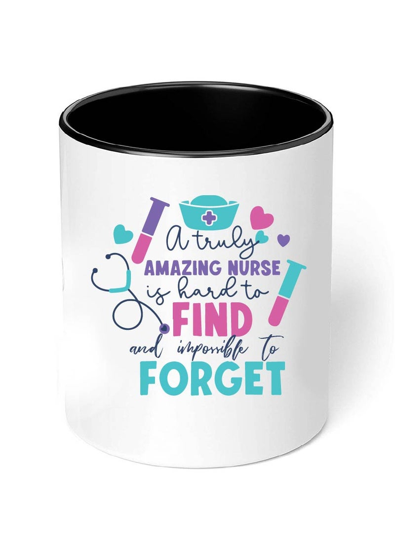 PRINTSHOP4ME Nurse Day Black Coffee Mug - Gift for International Nurses Day - Nurse Appreciation Gifts - Perfect for Medical Professionals, Students - Dishwasher and Microwave Safe  - Image 4