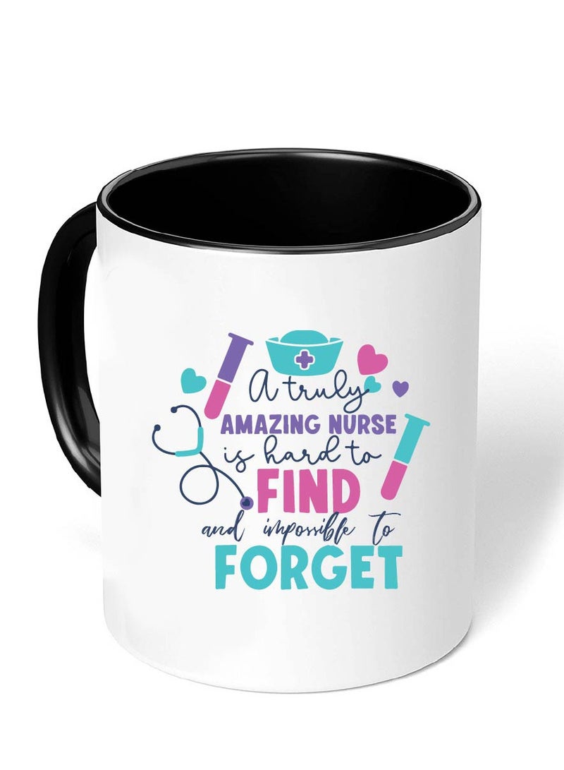 PRINTSHOP4ME Nurse Day Black Coffee Mug - Gift for International Nurses Day - Nurse Appreciation Gifts - Perfect for Medical Professionals, Students - Dishwasher and Microwave Safe  - Image 3