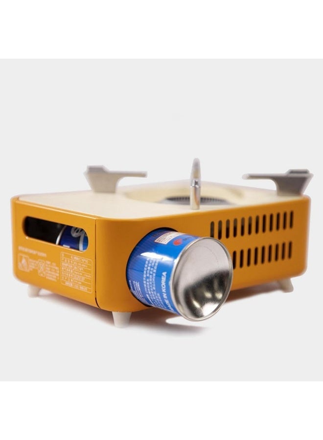 ماكسن موقد تخييم صغير (موقد كاسيت) من سلسلة لاتيه، مصنوع من الفولاذ المقاوم للصدأ عالي الجودة، موقد محمول مع حقيبة حمل - Image 4