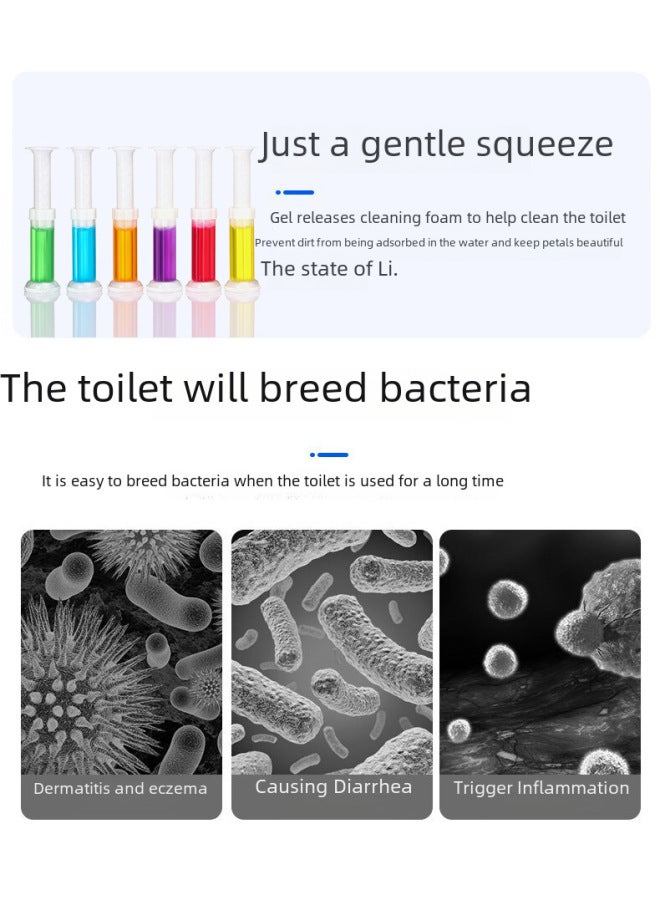 Autonomy Toilet Floret Toilet Toilet Fragrance Deodorant Gel To Smell 12 Toilet Toilet Cleaner - Image 4