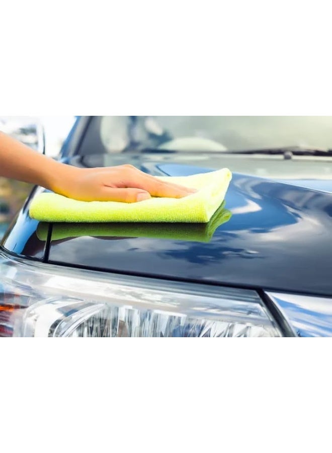 Generic Microfiber Multi Purposes Towels Cloths, mop, kitchen towel, microfiber cleaning cloth, kitchen towels, duster Super Absorbent Kitchen Perfect Car Wash Cloth.1-Pack 5 Colors 10 Pieces 40X30 cm  - Image 2