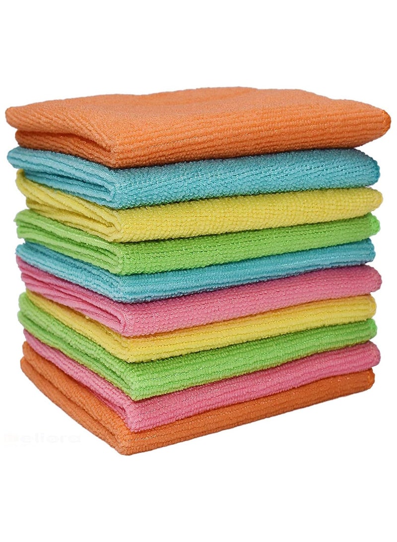 ام تي اس مجموعة مناشف مطبخ متعددة الأغراض من الألياف الدقيقة (30 × 30 سم) مناشف تنظيف فائقة الامتصاص وقابلة لإعادة الاستخدام - مناشف مطبخ، مناشف أطباق، مناشف من الألياف الدقيقة، خرق أطباق، مناشف أطباق - Image 1