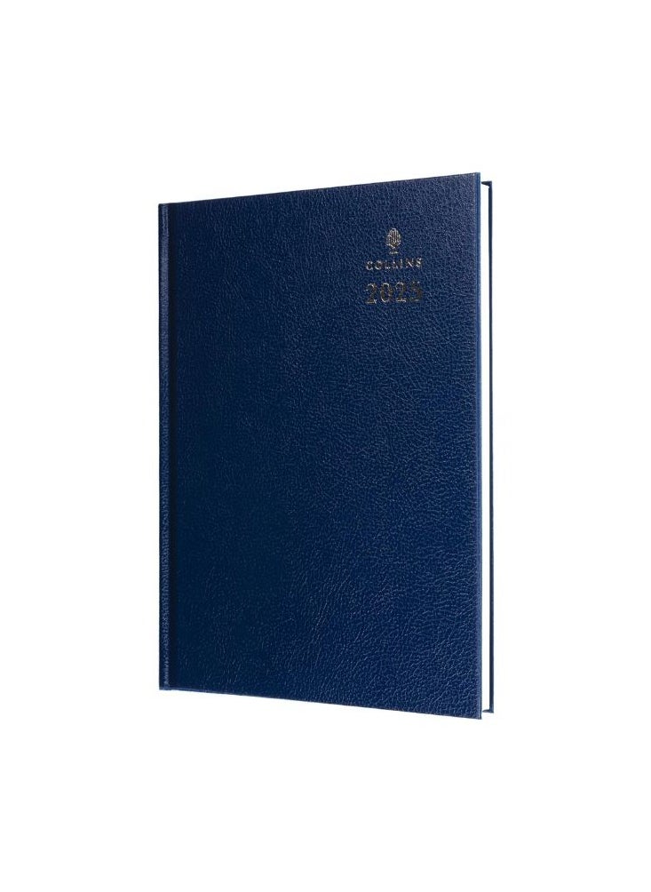 Collins Collins Standard Desk 2025 Diary for Professionals - A5 Day to a Page Business Diary - Blue - (52.60-25) - Premium Business Planner with Hardback Leathergrain Covers  - Image 1