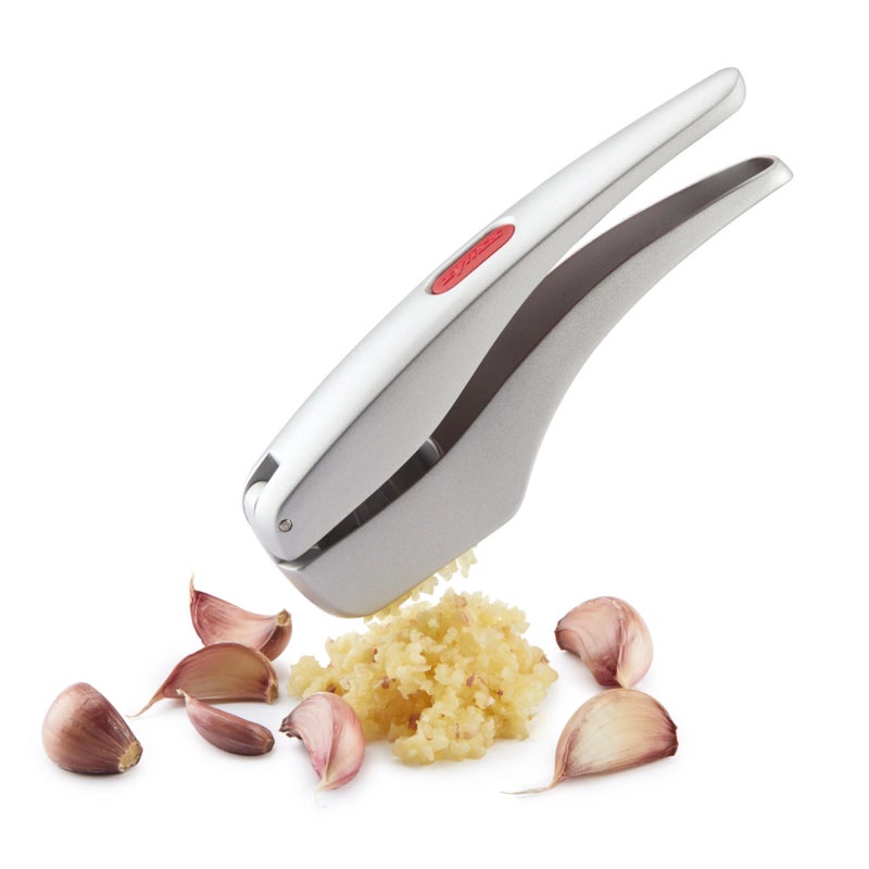 ZYLISS Susi 3 Garlic Press No Need To Peel Built in Cleaner Crusher Mincer and Peeler Cast Aluminum - Image 2