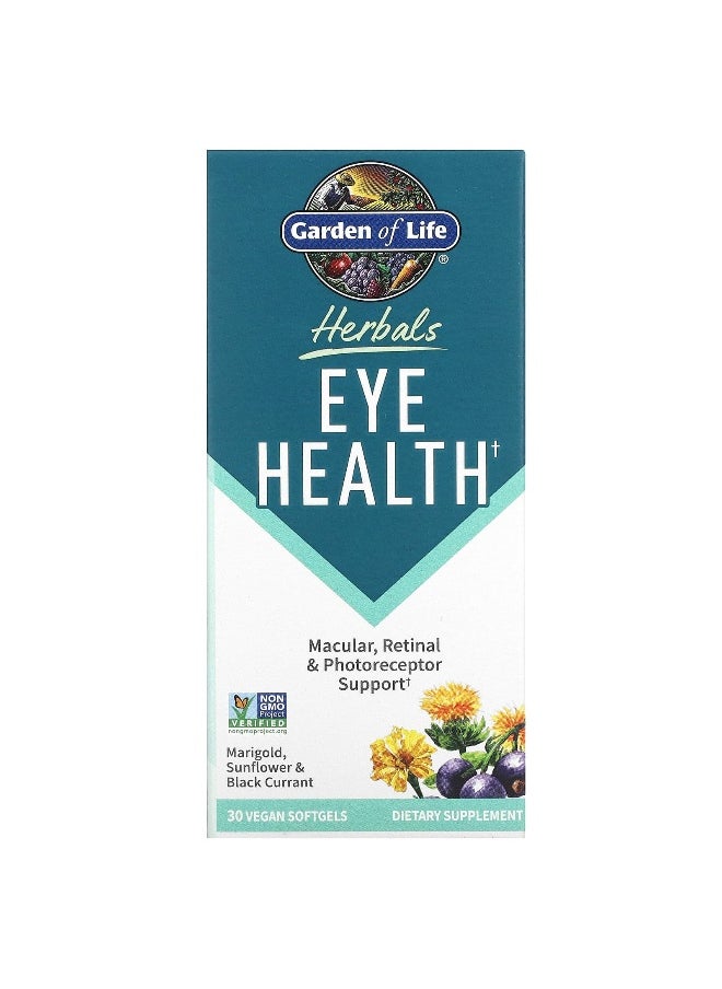 Garden of Life Garden of Life, Herbals, Eye Health, Berry, 30 Vegan Softgels  - Image 1