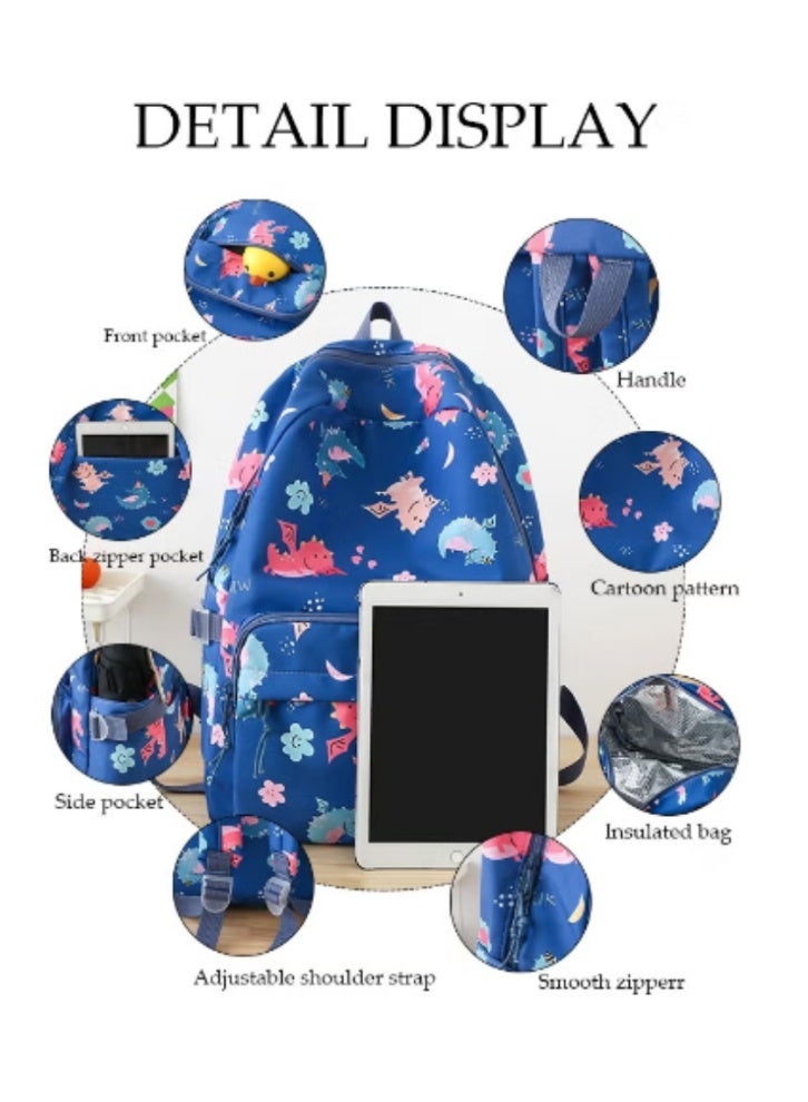 DUNISO Cute Pet - Printed Schoolbag 3 - Piece Set | Lovely Design, Practical & Eye - Catching - Image 5