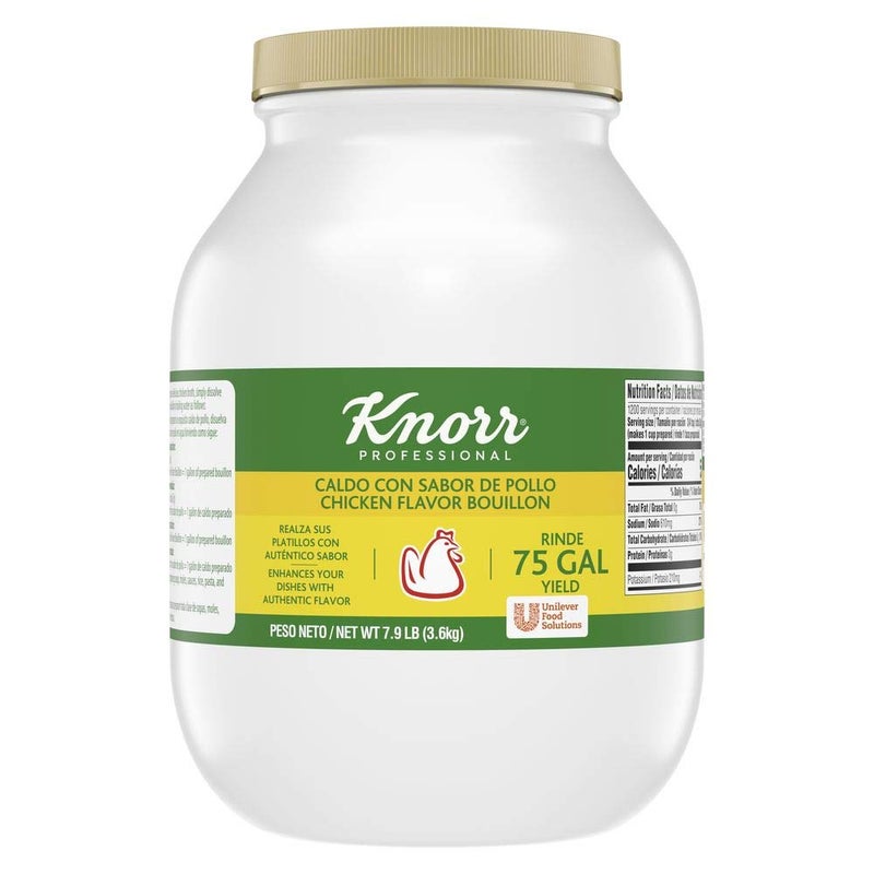 Knorr Professional Caldo de Pollo Bouillon with Chicken Flavor Granulated Bouillon as a Base Marinade Flavor Enhancer Shelf Stable Convenience 0g Trans Fat 79 lb Pack of 1 - Image 3