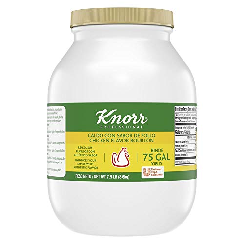 Knorr Professional Caldo de Pollo Bouillon with Chicken Flavor Granulated Bouillon as a Base Marinade Flavor Enhancer Shelf Stable Convenience 0g Trans Fat 79 lb Pack of 1 - Image 1