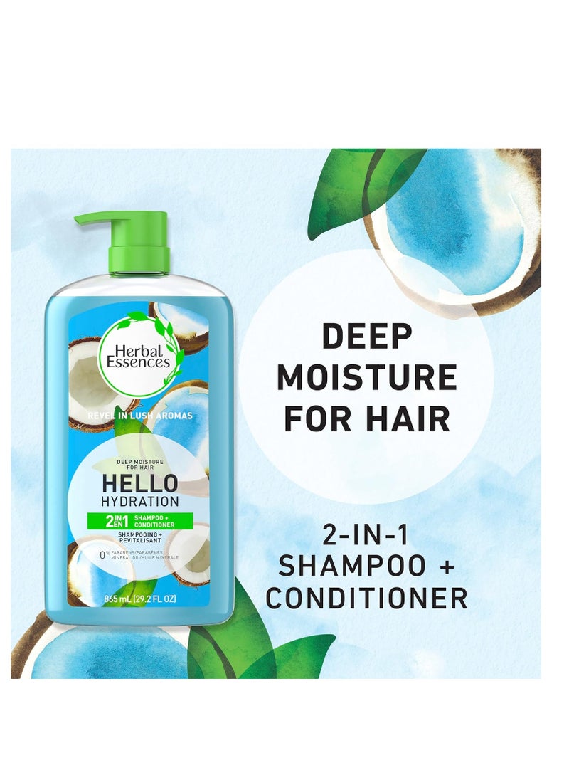 Herbal Essences Herbal Essences Hello hydration 2in1 shampoo conditioner 29.2 Fl Oz  - Image 2