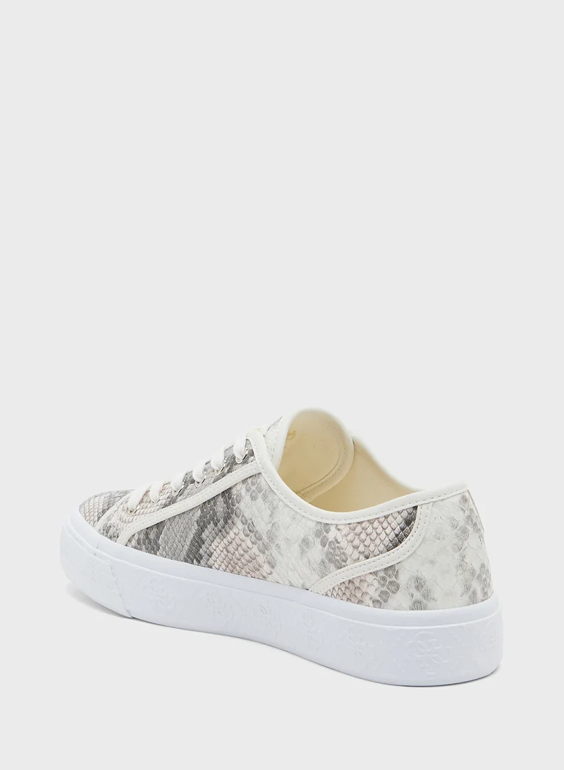 GUESS Lace Up Low Top Sneakers
