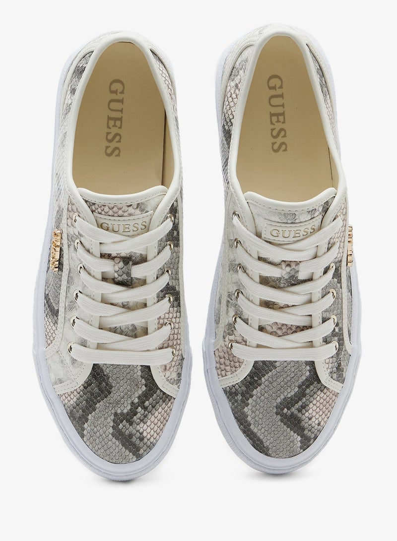 GUESS Lace Up Low Top Sneakers - Image 4