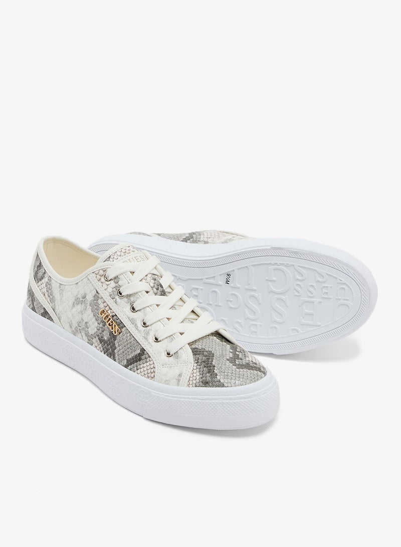 GUESS Lace Up Low Top Sneakers - Image 3