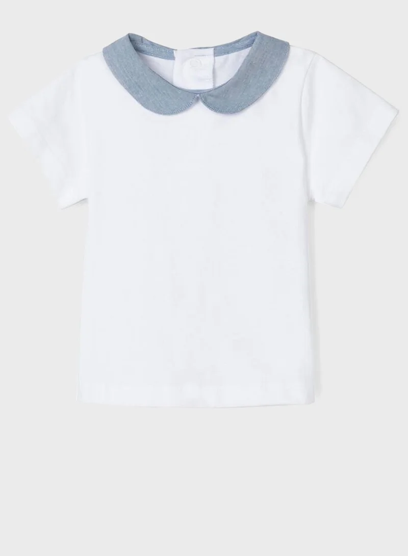 Zippy Infant Essential T-shirt + Suspender Shorts Set