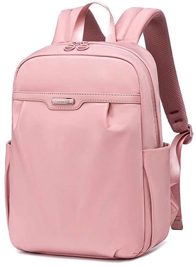 شانتريا CB00769 شنطة ظهر 15.6-انش للكمبيوتر المحمول مقاومة للماء خفيفة الوزن متينة مناسبة للسفر للعمل للأعمال حقيبة للنساء من شانتريا - بينك - Image 1