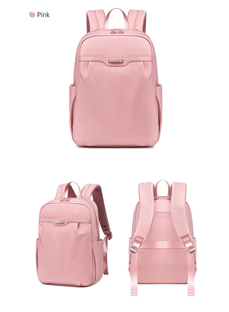 شانتريا CB00769 شنطة ظهر 15.6-انش للكمبيوتر المحمول مقاومة للماء خفيفة الوزن متينة مناسبة للسفر للعمل للأعمال حقيبة للنساء من شانتريا - بينك - Image 5