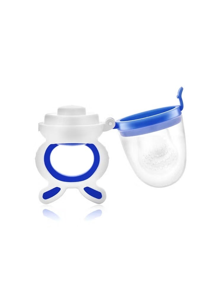 Bubbles Silicone Fruit Teether for Babies - Soothing Gum Relief, BPA-Free - Blue - Image 2