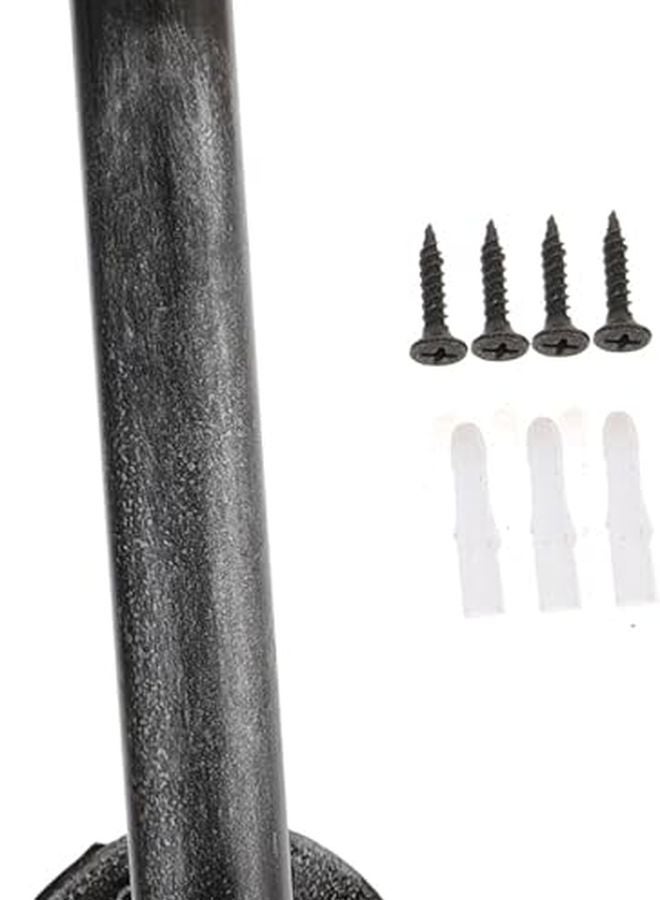 Vintage Iron Wall Shelf Bracket Heavy Duty Retro Pipe Design For Kitchen Bathroom - Image 1