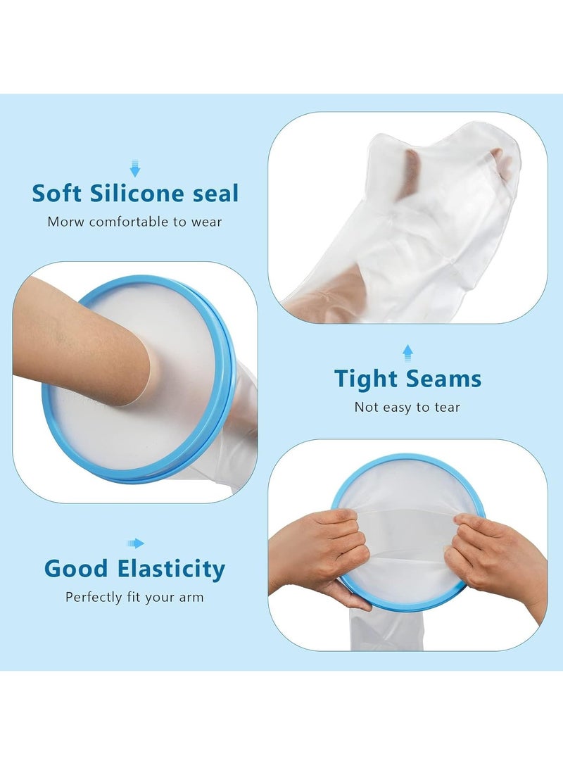Waterproof Cast Covers for Shower Arm, Reusable Adult Half Arm Cast Covers for Shower Sleeve Bag Wound Arms, Hands, Elbow, Wrist, Finger - Image 3