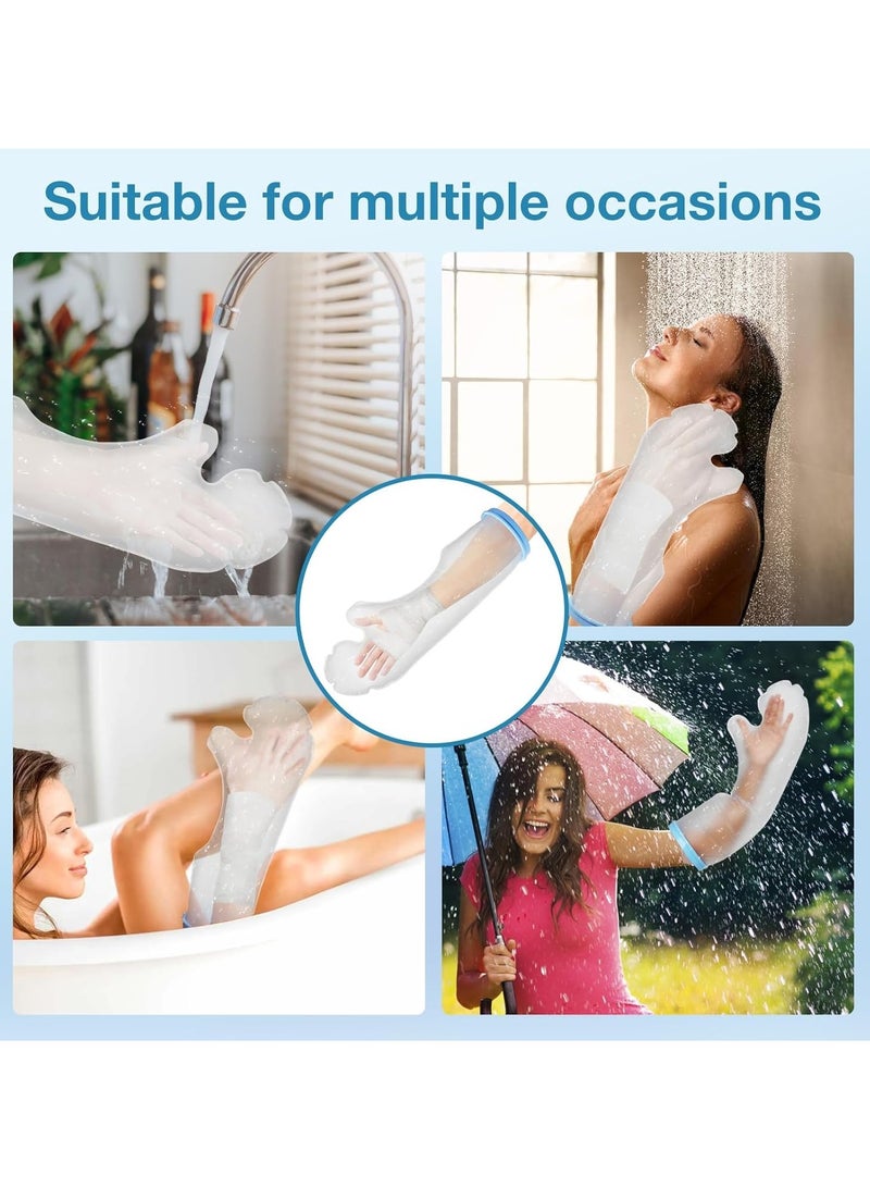 Waterproof Cast Covers for Shower Arm, Reusable Adult Half Arm Cast Covers for Shower Sleeve Bag Wound Arms, Hands, Elbow, Wrist, Finger - Image 4