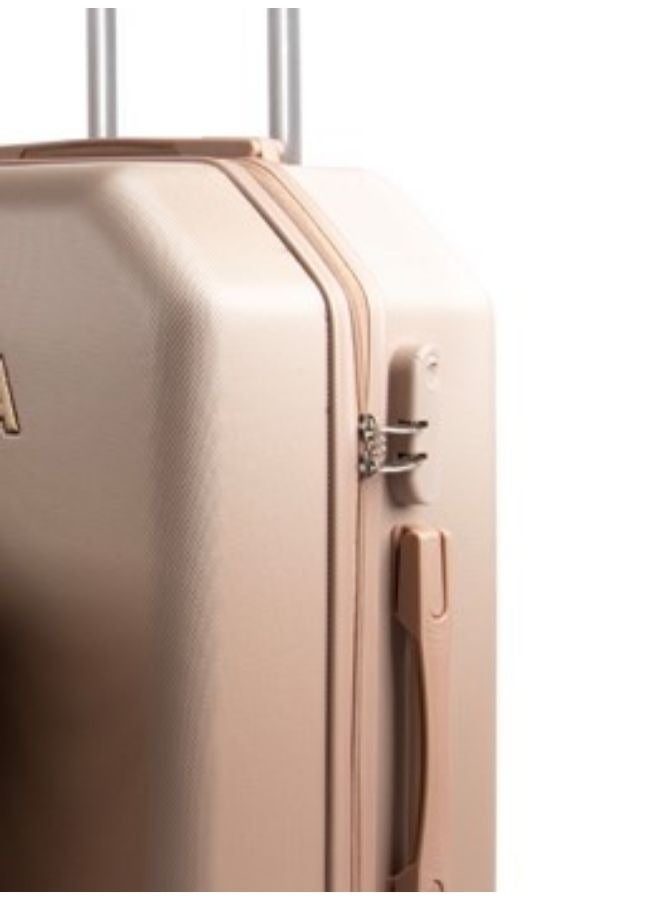 ليمرا طقم شنط سفر مكون من 5 حقائب أمتعة ذهبي - Image 3