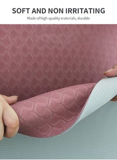 GROIC 6MM Yoga Mat Non Slip– Patented Alignment System, Warrior-Like Grip, Non-Slip, Eco-Friendly and Biodegradable, Sweat Resistant, TPE Workout Mat  - Image 4