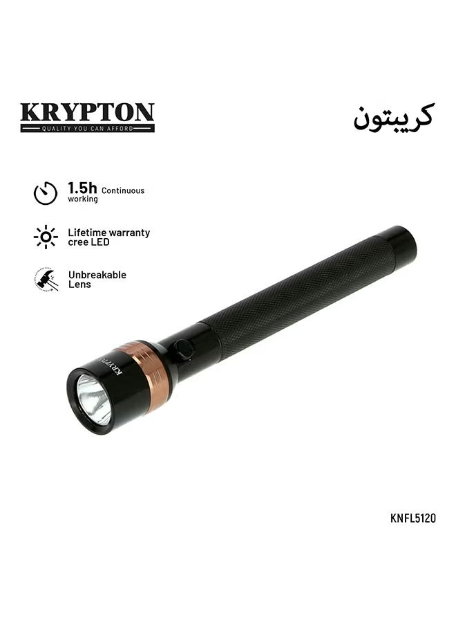 KRYPTON KNFL5120 Rechargeable LED Flashlight for Camping Hiking Trekking Outdoor - Image 2