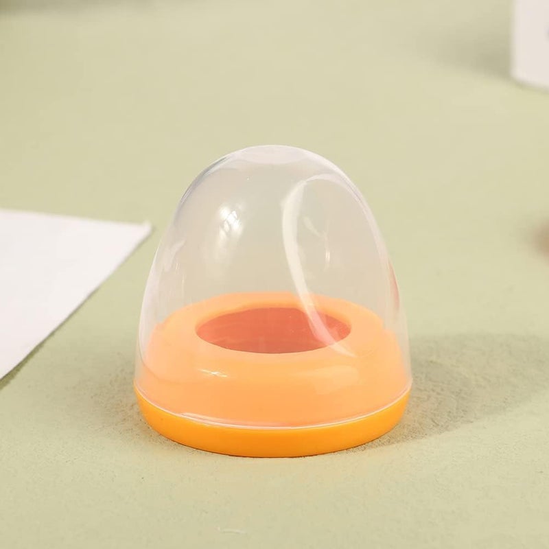 Jinshining 1pc Orange Baby Bottle Cap and Ring Suitable for Pigeon BottleFood Grade PP Baby Bottle Cap and RingSimplicty Fashionable Baby Bottle Cap and Ring Feeding BottleBottleFeeding - Image 1