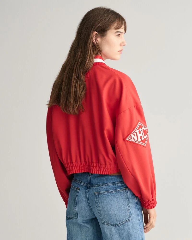 GANT Cropped Varsity Jacket