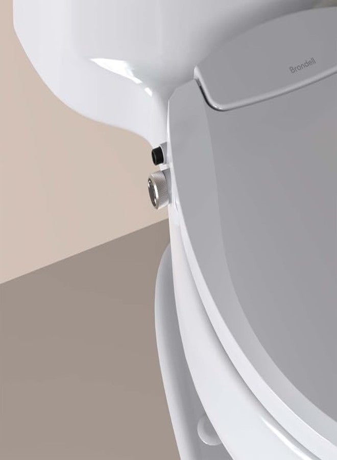 Brondell Non-electric Bidet Toilet Seat S101T-RW, Round - Image 2