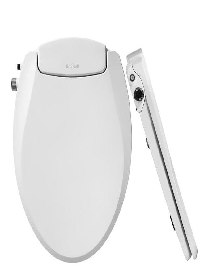Brondell Non-electric Bidet Toilet Seat S101T-RW, Round - Image 1
