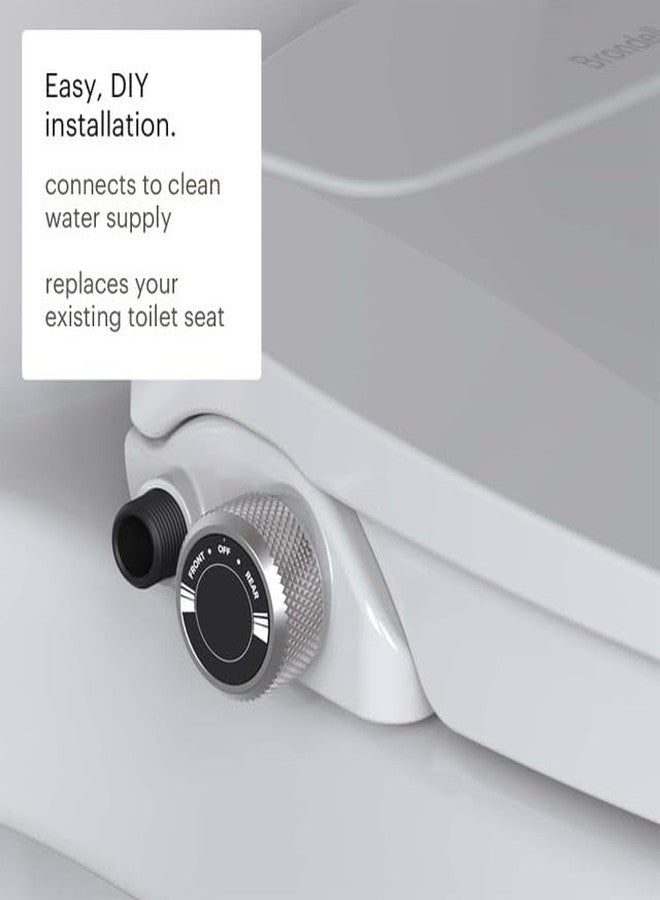 Brondell Non-electric Bidet Toilet Seat S101T-RW, Round - Image 3