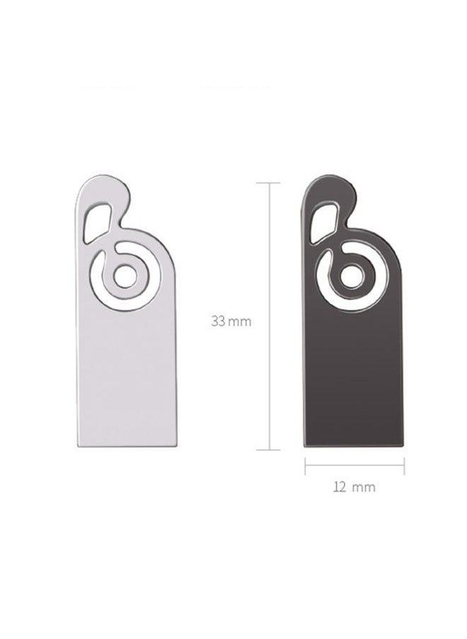 BURAQ Zsyyh2 USB 2.0 High Speed Music Note USB Flash Drives, Capacity: 32GB(Black)  - Image 2