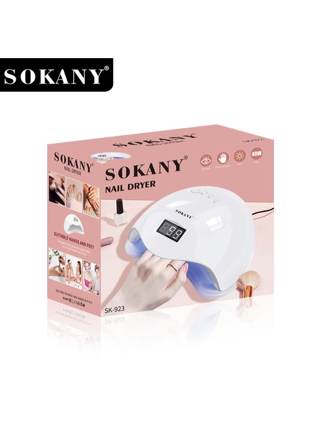 sokany SK-923 Smart Dry Nail Dryer  with Gel Polish Lamps - 3-Speed IR Touch-Free - Image 2