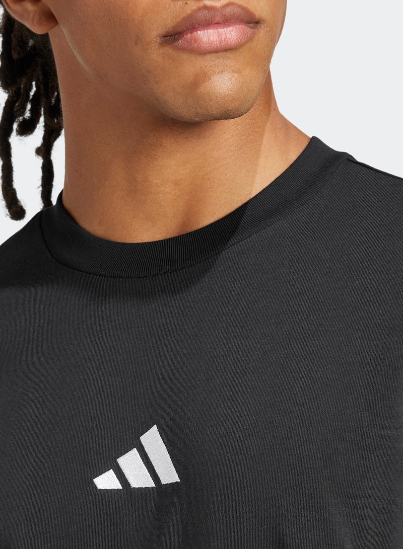 Adidas Small Logo Single Jersey T-Shirt - Image 3