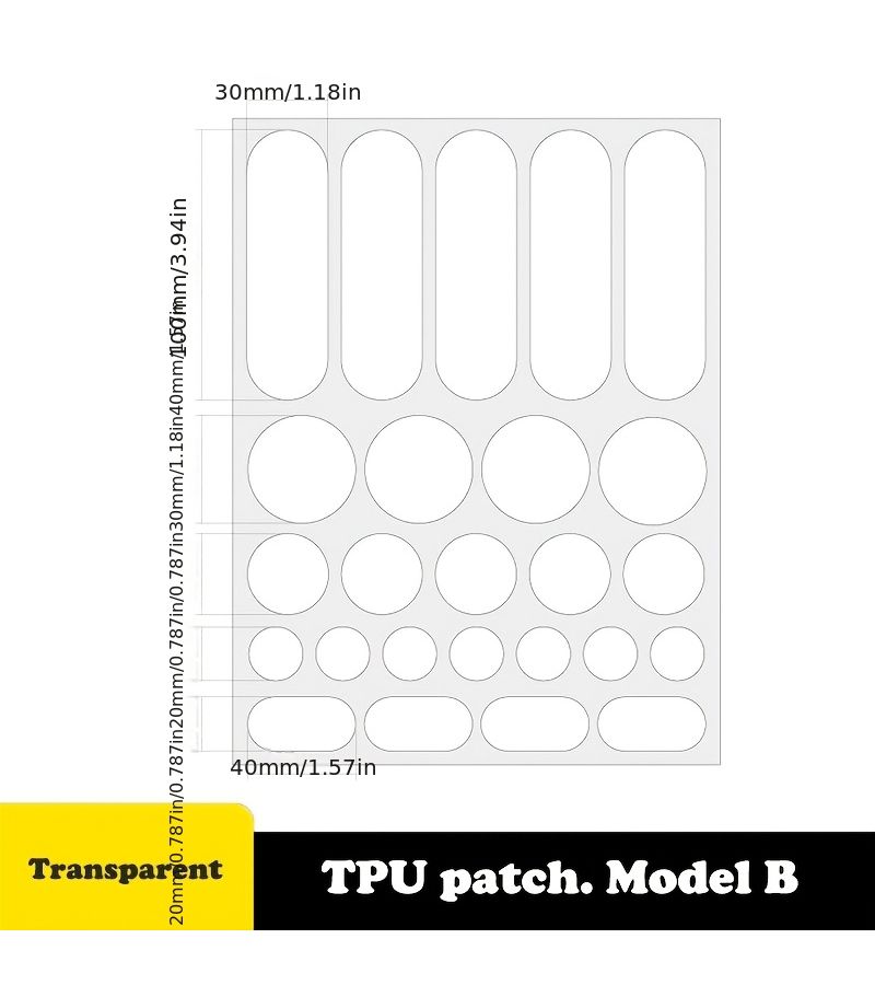 Type A TPU Invisible Car Paint Protection Film Anti Rust Anti Scratch Repair Patch - Image 5