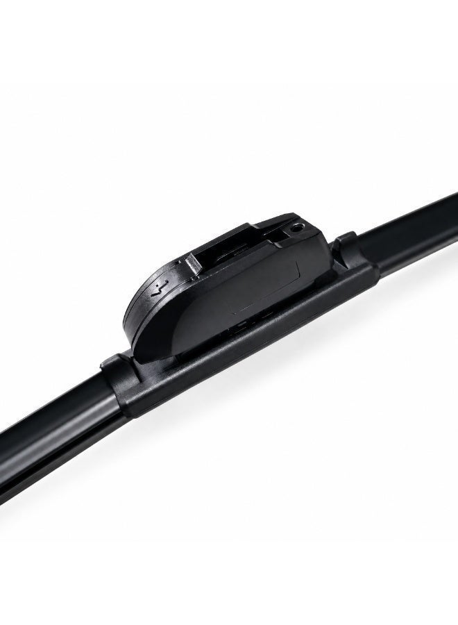 METO Silicone Windshield Wiper Blades 26" + 20" (650mm + 500mm), U/J-Hook, OEM-Grade All-Weather Silicone Material, Stable Wiping Without Streaks, Fits Left & Right Hand Drive Vehicles, for Toyota Camry 2018-2026 - Image 4