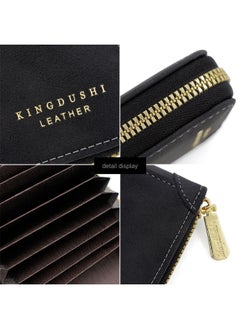 Kingdushi Card Bag Exquisite Pu Matte Texture Large Capacity Multi-card Bag Organ Bag Coin Wallet Card Bag  - Image 3