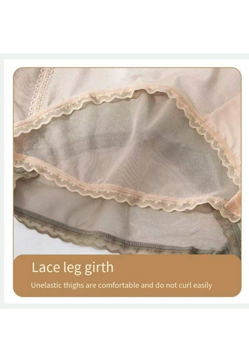 70-120kg Free size Womens Underwear Cotton Bikini Panties High Cut Lace Panty Stretch Hipster Underpants Ladies Briefs - Image 4