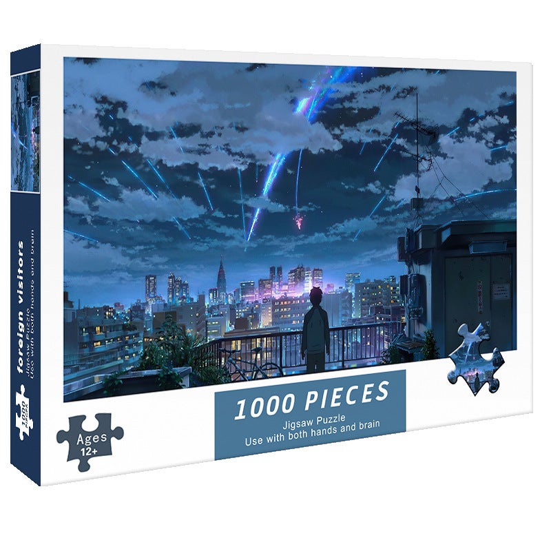 Adult 1000 Pieces Puzzle Manufacturers Cute Cure High Difficulty Decompression Girls' Educational Toys Birthday Gift - Image 1