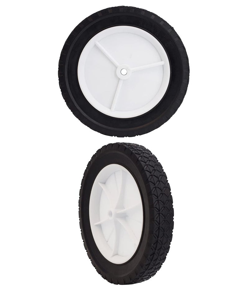 Parts Camp 10 inch Plastic Wheel Fits Oregon 72-110 hand trucks, lawnmowers, utility carts, radio flyer wagon, Lawn Sprayer, Trash Can, BBQ Grill Universal Wheel 9615 - Image 1