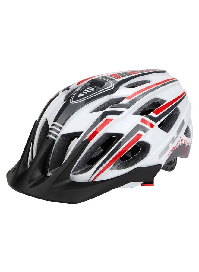 إسكدنيا خوذة دراجة بمصباح LED قابل للشحن بمنفذ USB 28 x 15.2سم - Image 1