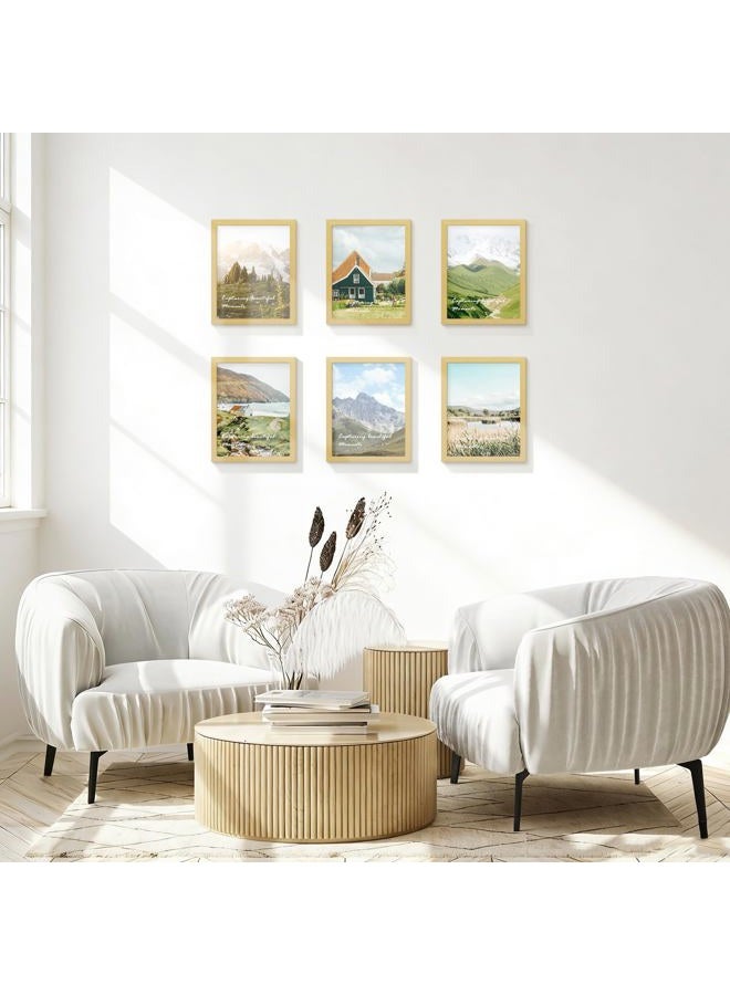 Picrit 11x14 Picture Frame, Photo Frame for Wall Mounting Display, Gold - Image 5