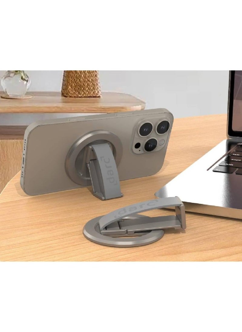 darc Dark - MagSafe Grip and Stand Holder - Titanium Grey  - Image 3