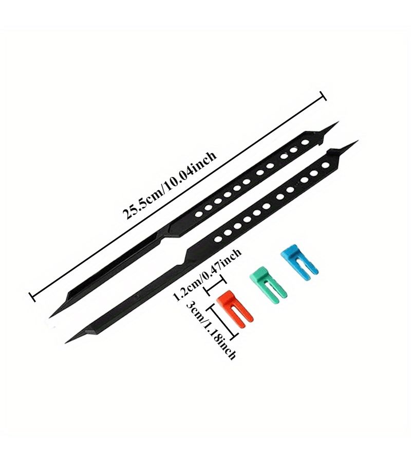 Black Multifunctional Drawing Compass Set for Engineering Drafting Technical Sketch - Image 2