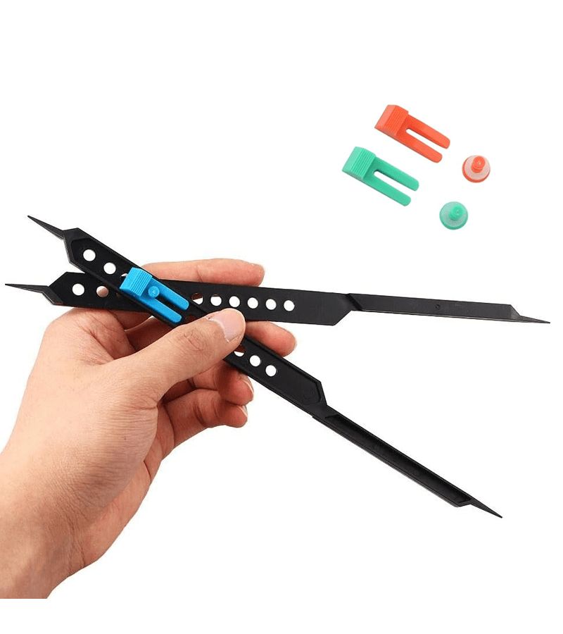 Black Multifunctional Drawing Compass Set for Engineering Drafting Technical Sketch - Image 1