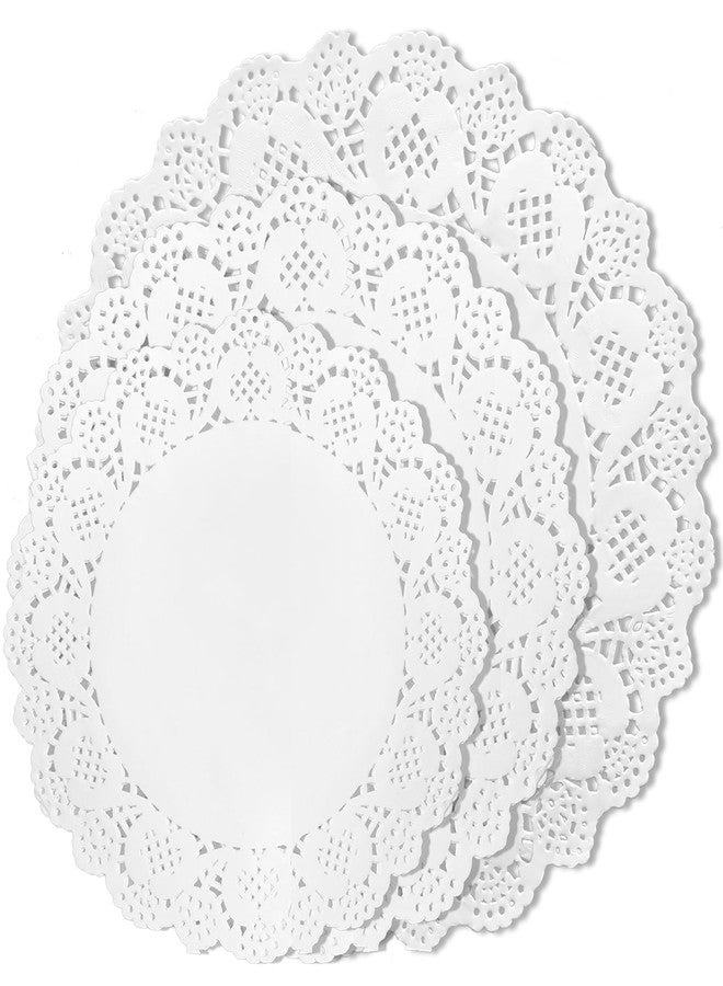 Dijedev 150 Pcs Paper Lace Doilies, 8.5", 10.5", 12" White Paper Doilies Assorted Sizes for Cake, Dessert, Grilled, Fried Food, Tableware Decoration, Crafts, Party Table, Wedding - Image 1