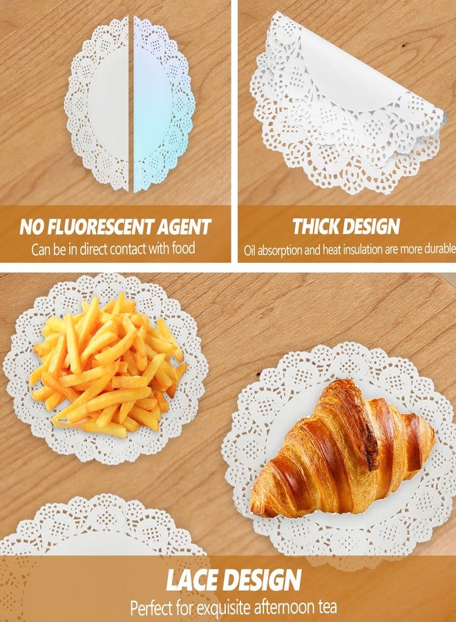 Dijedev 150 Pcs Paper Lace Doilies, 8.5", 10.5", 12" White Paper Doilies Assorted Sizes for Cake, Dessert, Grilled, Fried Food, Tableware Decoration, Crafts, Party Table, Wedding - Image 3