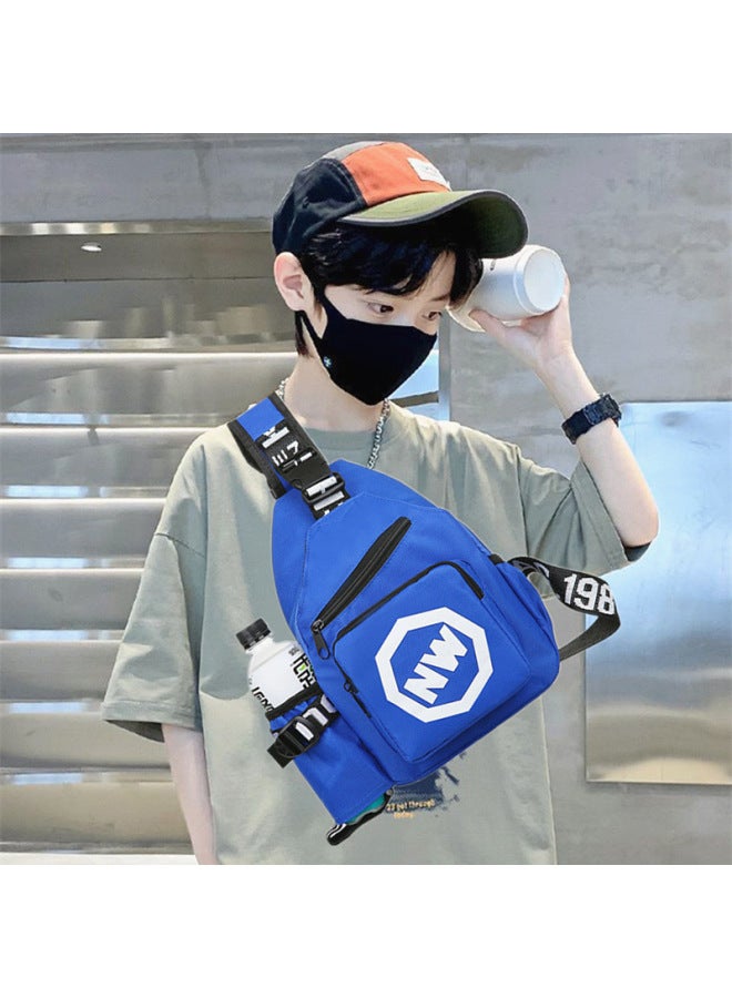 حقيبة صدر عصرية للأولاد والبنات على الطراز الغربي للأطفال حقيبة كتف ساعي البريد للأطفال حقيبة زجاجات مياه خفيفة للسفر بالجملة-اللون: أحمر وردي - Image 3